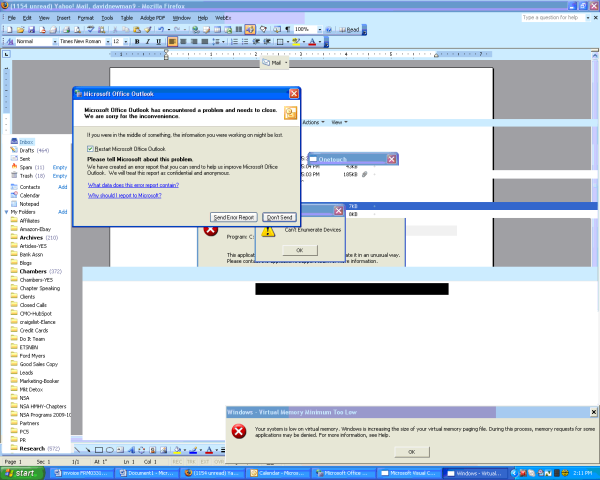 really microsoft really throw your work out the windows