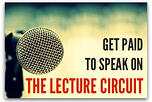 lecture circuit for speakers authors high-fee experts