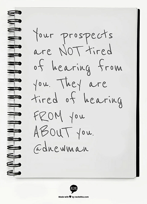 prospects not tired of you